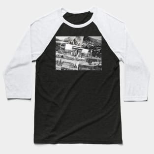 Old black and white postcards - 1 Baseball T-Shirt